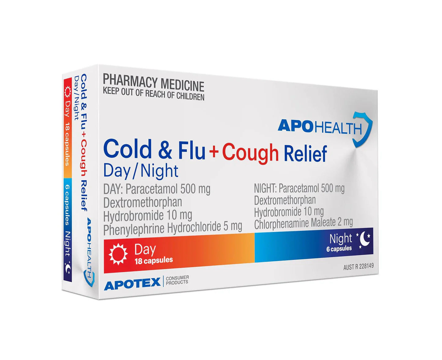 APOHEALTH 感冒和流感缓解日夜 PE
