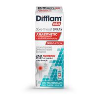 Difflam Plus 西瓜味咽喉痛麻醉喷雾 30ml 