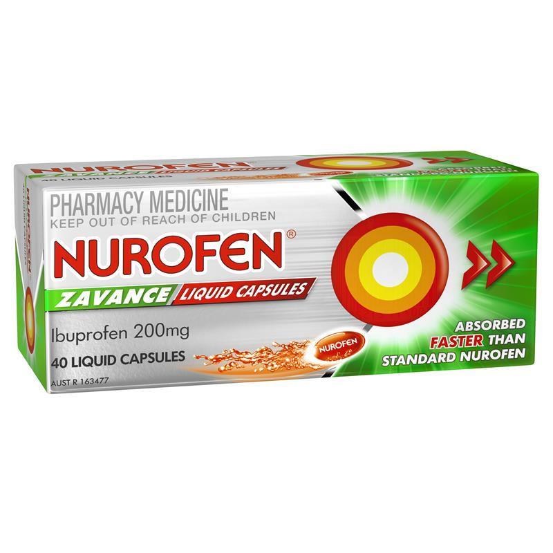 Nurofen Zavance 40 液体胶囊