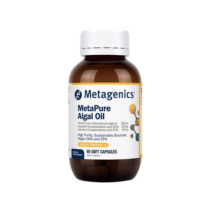 MetaPure 藻油 60 粒胶囊
