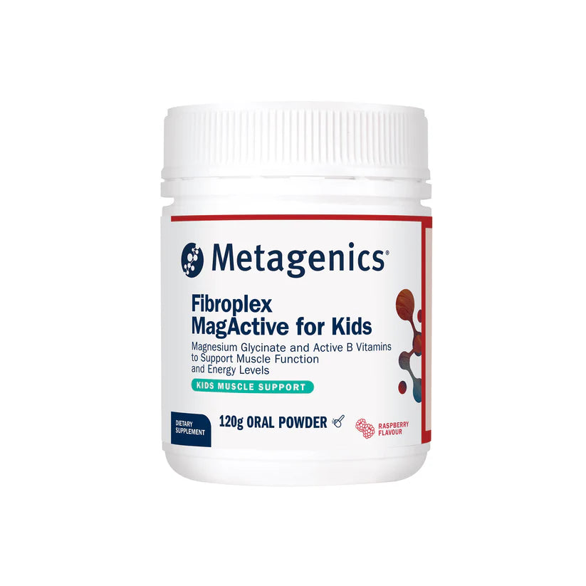 Fibroplex MagActive 儿童覆盆子味冲剂 120克