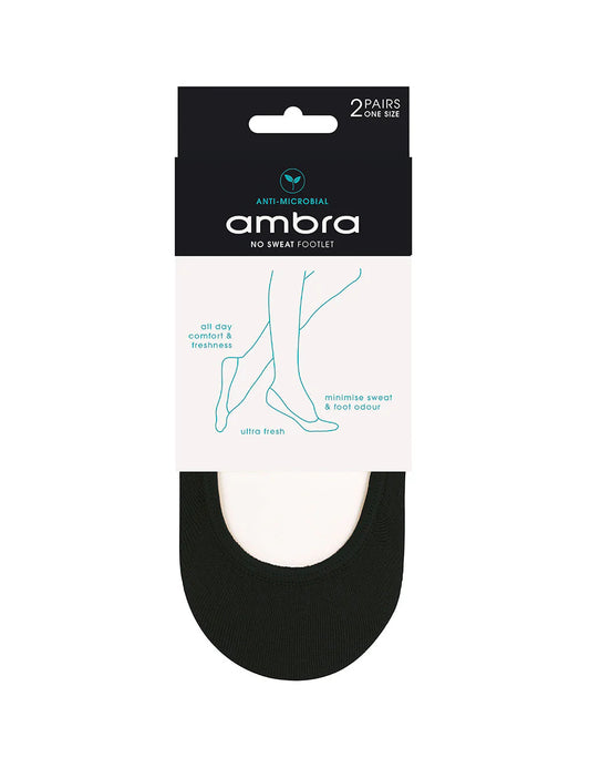 Ambra No Sweat Footlet socks 2PP