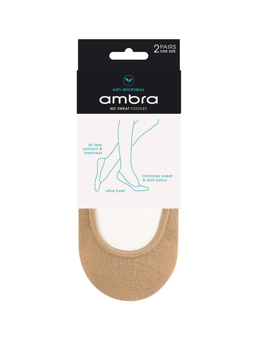 Ambra No Sweat Footlet socks 2PP