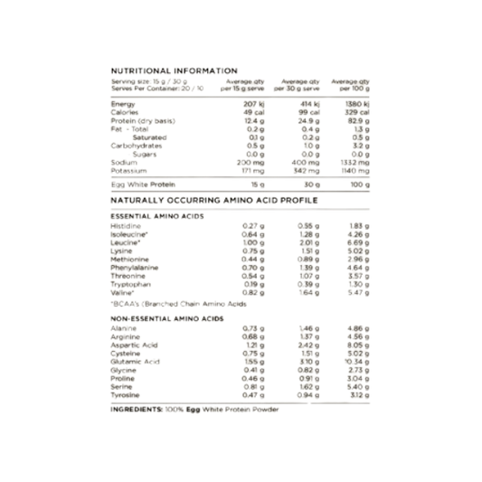 Switch Egg White Protein 300g