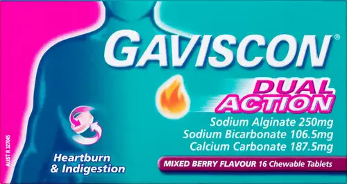 Gaviscon 双效混合莓果片