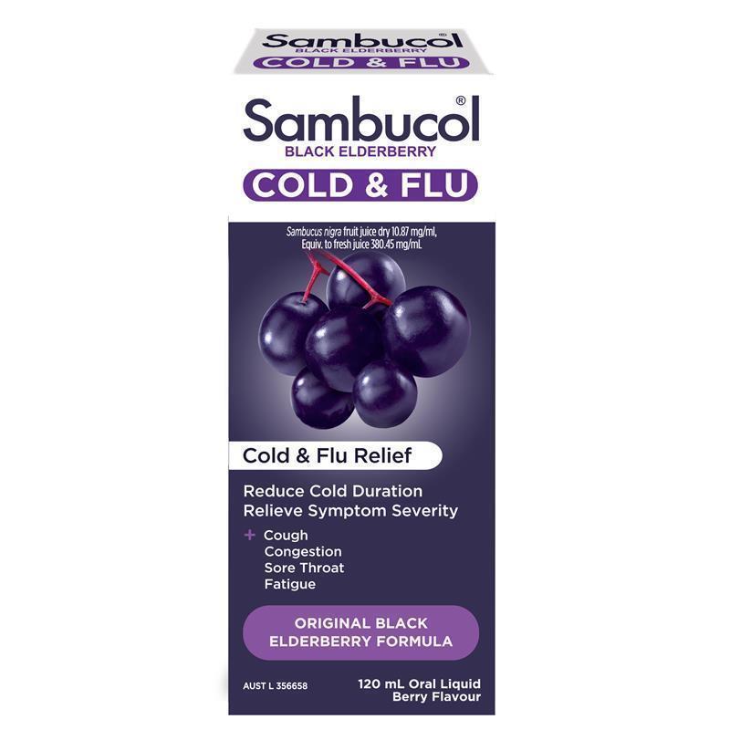 Sambucol Cold & Flu Syrup 120ml